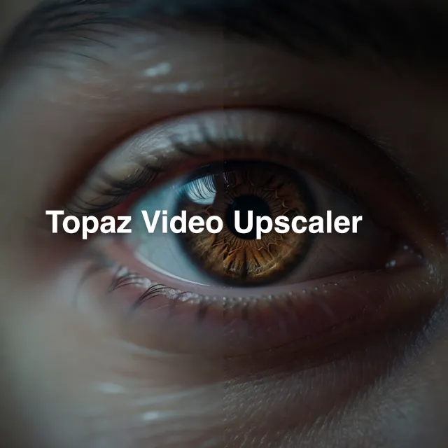 Topaz Video Upscaler