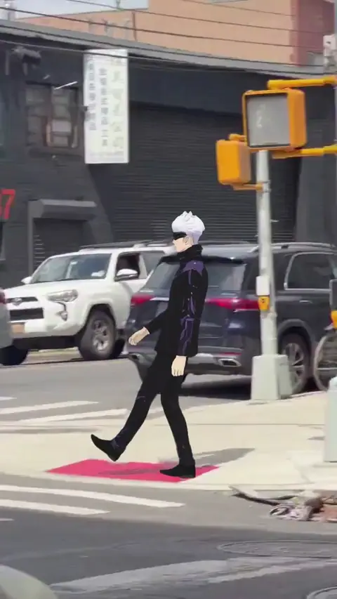 Walking in NYC — meme template