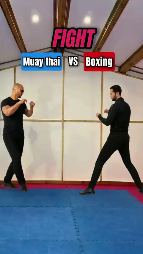 Boxing vs Muaythai — meme template