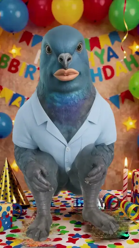 pigeon pex happy — meme template