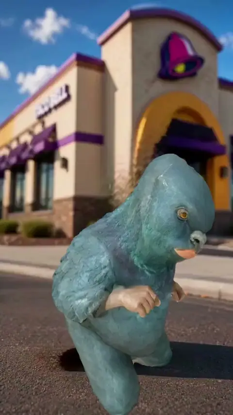 I ATE THE LETTUCE AT THE TACO BELL — meme template