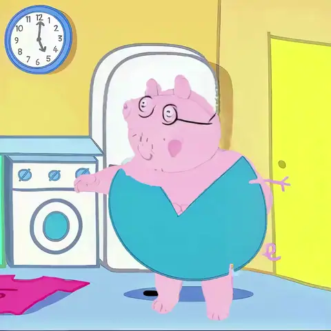 daddy peppa pig thirst trap — meme template