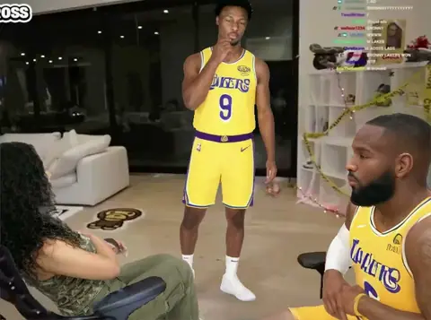 You've never met me Bronny James — meme template